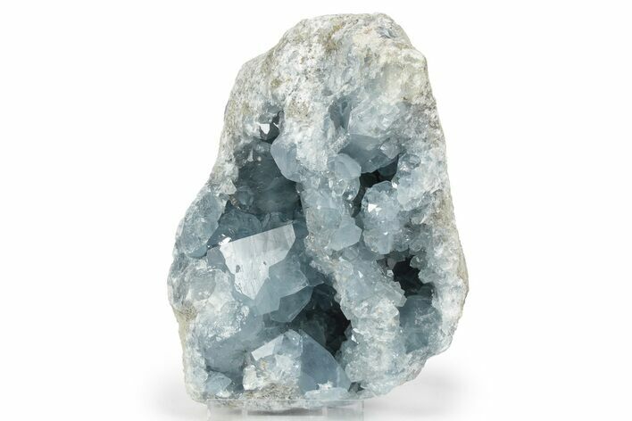 Crystal Filled Celestine (Celestite) Geode - Madagascar #249120